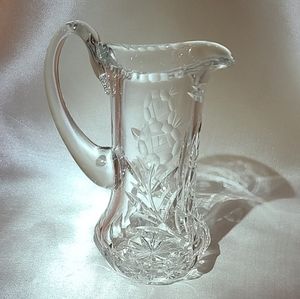 Beyer Vintage Lead Crystal Petite Pitcher
